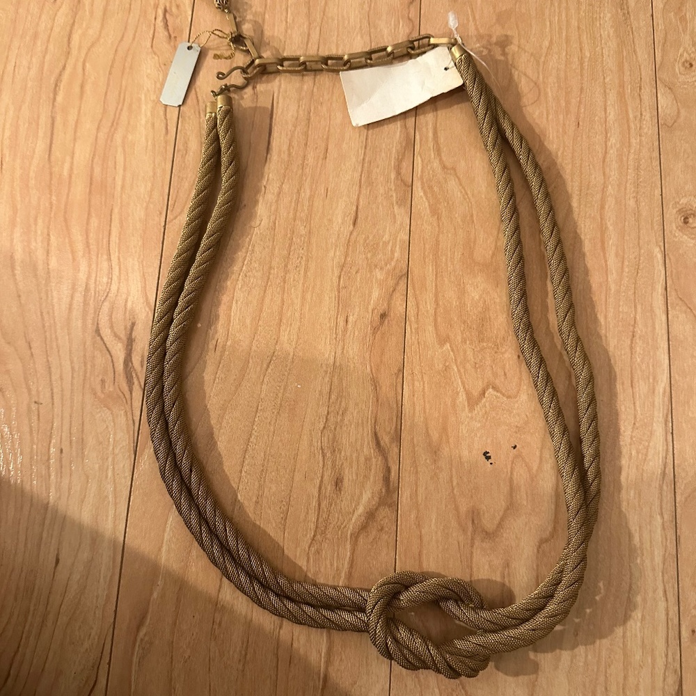 Sarah Cavender Metalworks Belt / Necklace GOLD Mesh- ...Brand new with tags!